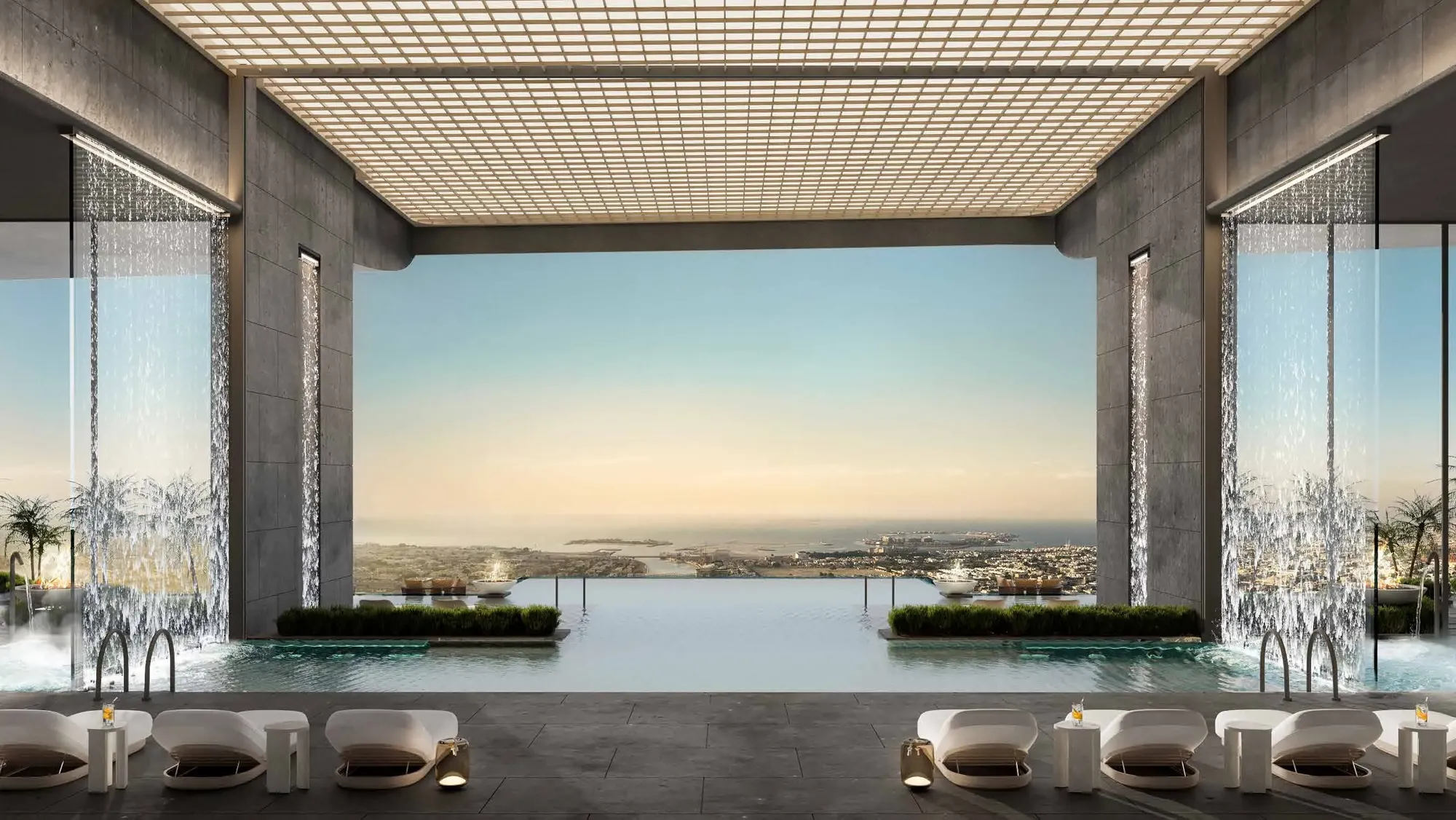 Amali residences infinity pool